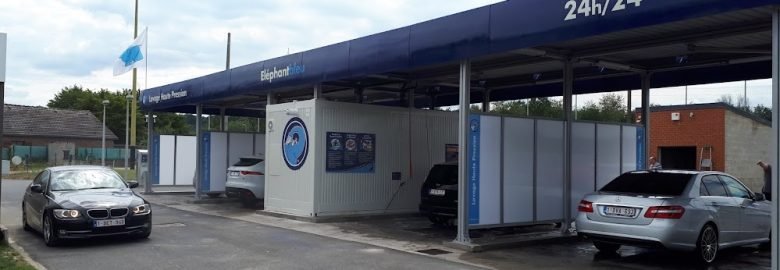 Car wash elephant bleu falisolle